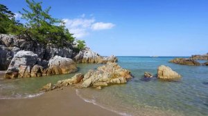 🌊 Прогулка по тихому осеннему пляжу, прохладный и приятный шум волн ASMR