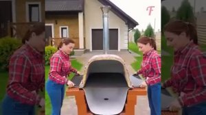 Печь для дачи из старой ванны