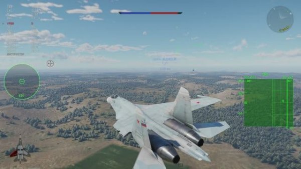 СУ 27 СМ как проспать весь бой или дотянуть до аэродрома с одним крылом под песни Dio