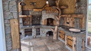 Мангальная из Арт Бетона