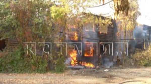На улице Самочкина в Нижнем Новгороде произошёл пожар