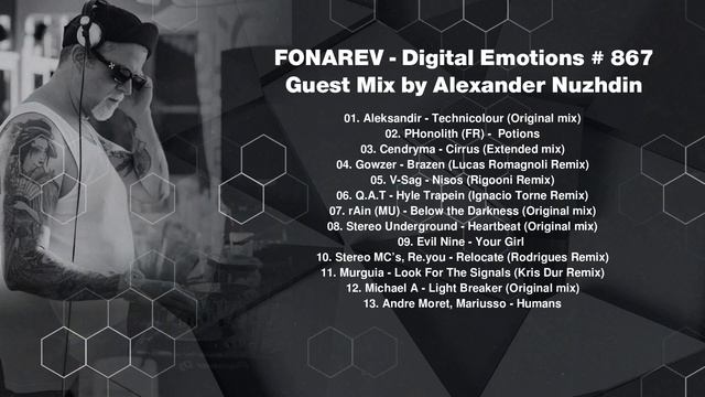 FONAREV - Digital Emotions # 867. Guest Mix By Alexander Nuzhdin