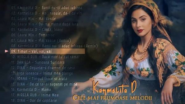 🔴 Cele mai frumoase melodii cu Karmelita D  ▶️ ♫♪♬♪🔥♫♪♬🎤🔊🎧🎼💃🏻💃🏻🥰🌹💕❤️