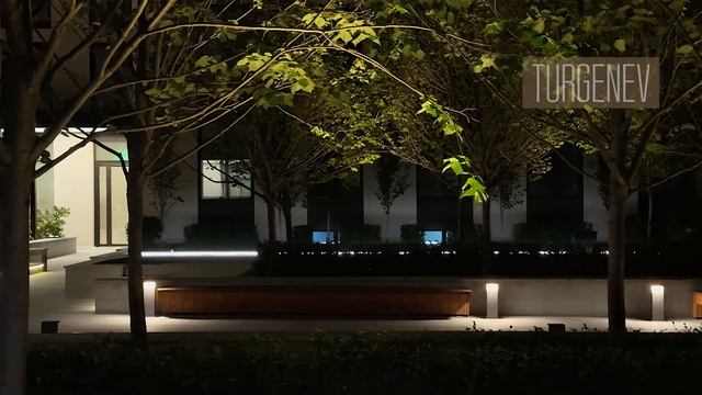 Свет вечернего сада: магия двора Клубного дома TURGENEV