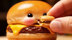 МУЛЬТИК ДЛЯ ДЕТЕЙ МИЛАЯ ЕДА  которая реалистично и АППЕТИТНО кушает 5 ИГРАЛКИ-ЗАЛИПАЛКИ