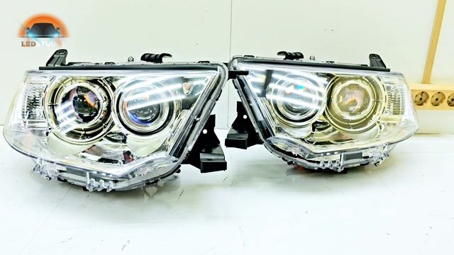 Mitsubishi Pajero Sport QBiLed prizma смотреть онлайн