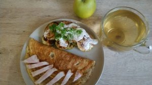 Собираю завтрак диабетика на скорую руку.