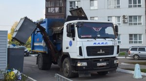 Мусоровоз МК-3554-03 на шасси МАЗ-534025 (А 711 ХН 122)  / Garbage truck MAZ.