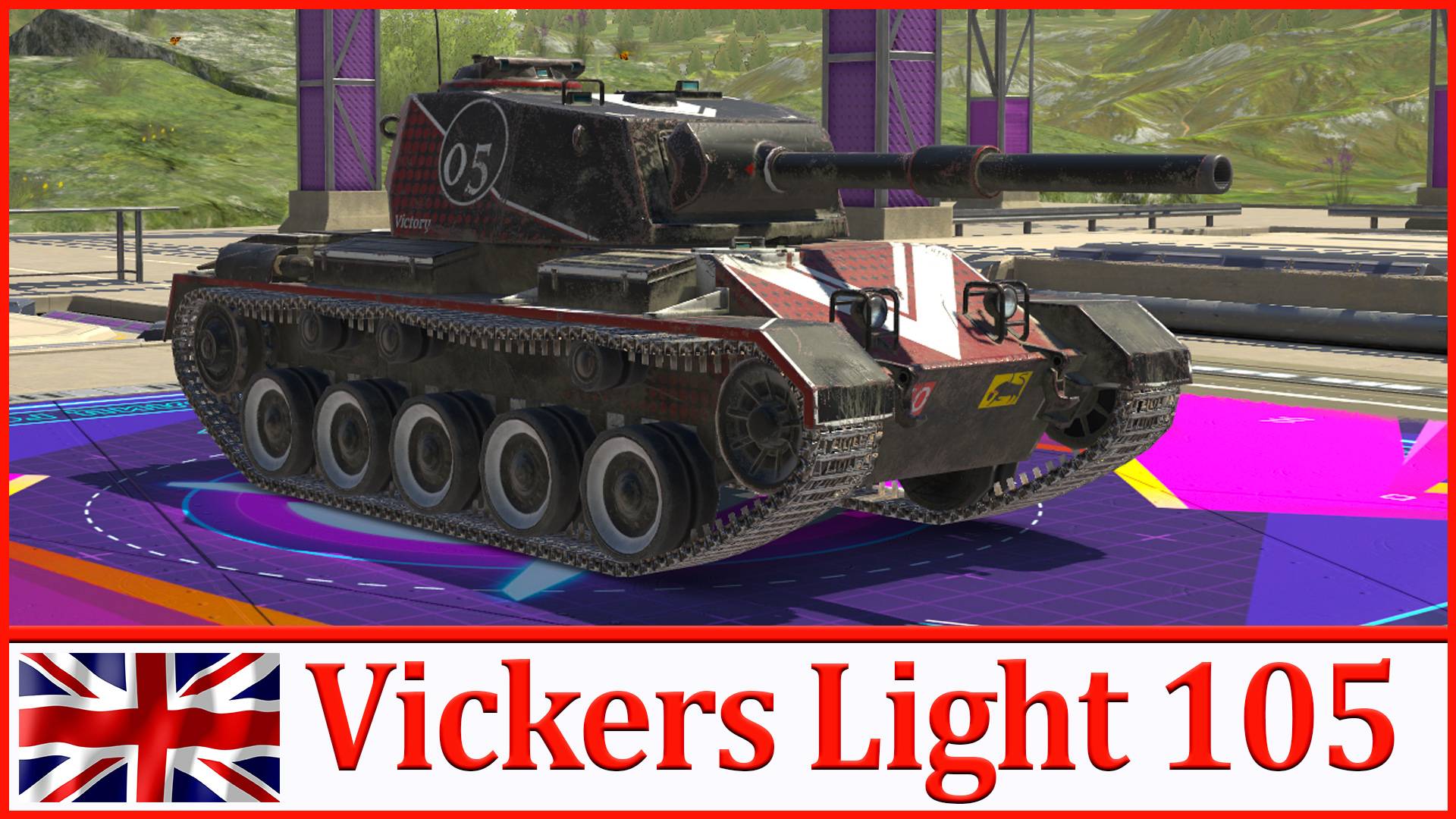 Vickers CR (9 ур.). Качаю Vickers Light 105