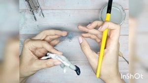 Ватная игрушка на санках, часть 2. Обувь, штанишки и юбочка