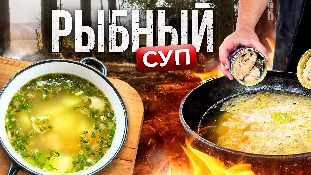 Вкусный СУП из Рыбных Консервов за 30 минут. смотреть онлайн