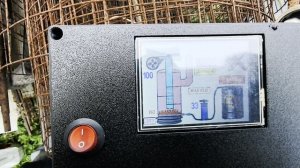 Печь на отработке с водяным контуром