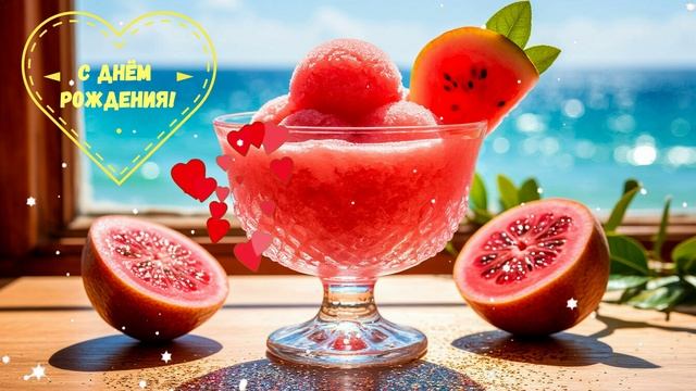 С Днём Рождения! Поздравление КРАСИВАЯ Открытка Видео смотреть онлайн