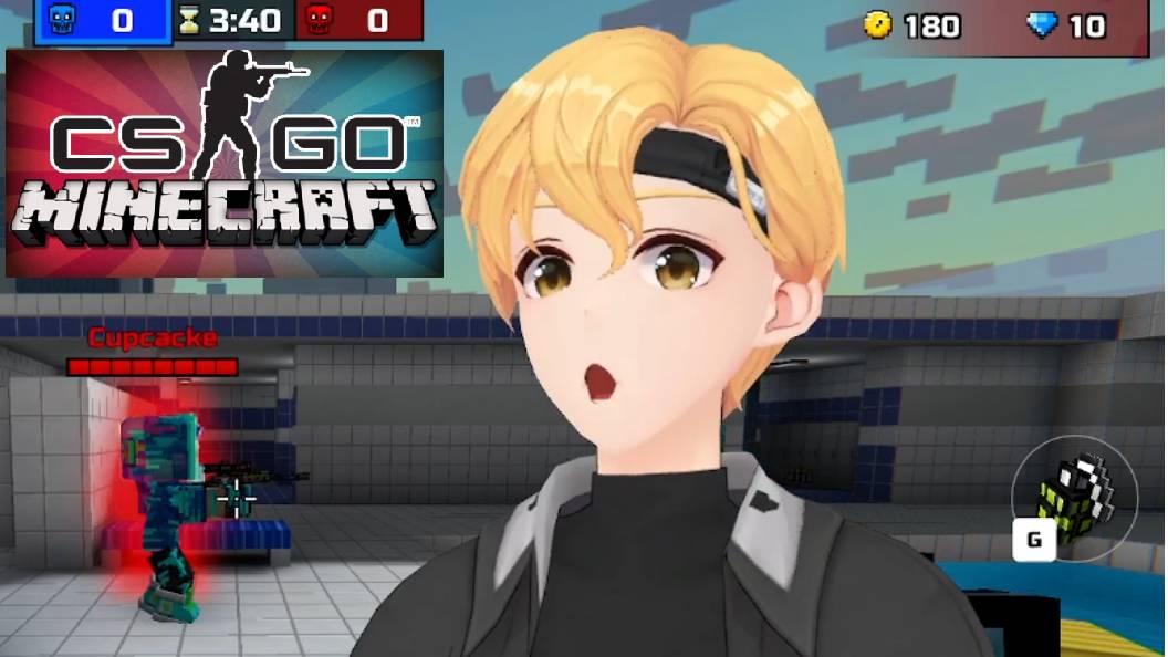 CSGO НО МАЙНКРАФТ ▶ PIXEL GUN 3D PC Edition |1|