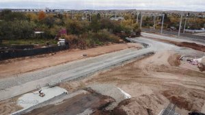 Готовность автомагистрали Центральная - от Ракитовского шоссе до тоннеля / город Самара / Russia