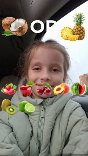 Выбираю какие фрукты люблю больше♡а вы?