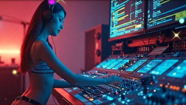 ITALO DISCO 2025_V51 Dancefloor Lights – Italian Disco Night with AI__2K-1440p