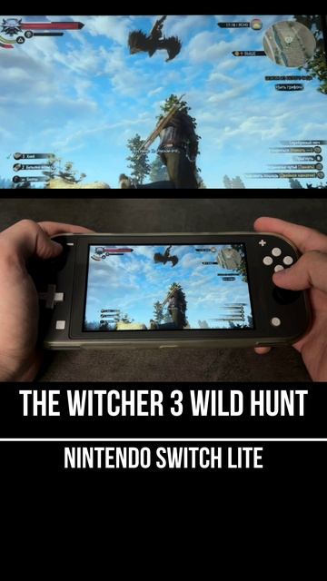 The Witcher 3: Wild Hunt Nintendo Switch Lite Gameplay смотреть онлайн