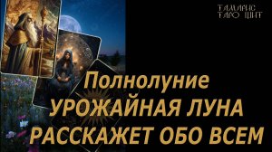 Полнолуние🔥Урожайная луна расскажет обо всем!🔮 🔥 #таро#tarot#gadanie#онлайн#гадание#расклад
