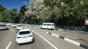 ✅ Часть 3. Выезжаем из Сочи!!! Горные серпантины курортных городков!!!