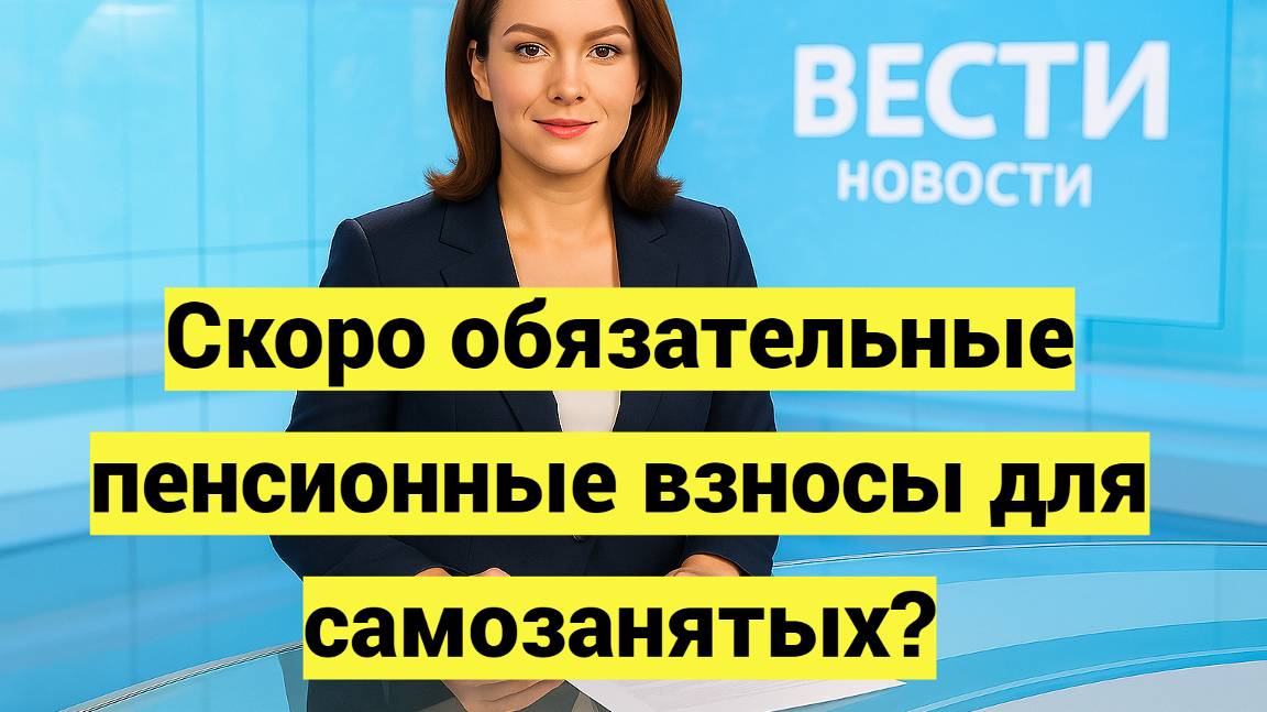 Пенсионные взносы для самозанятых? смотреть онлайн