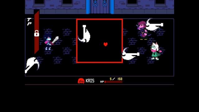 Deltarune но крис на пути геноцида