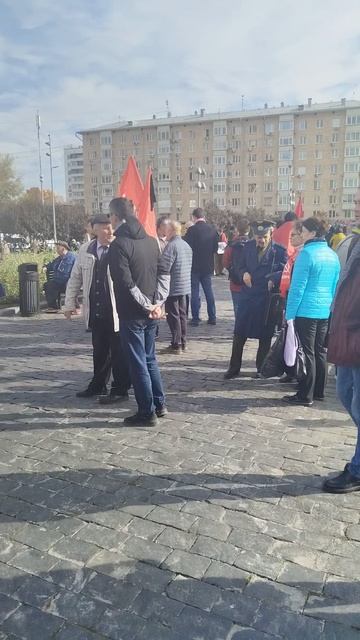 Митинг КПРФ 4 октября 2025года (9) смотреть онлайн