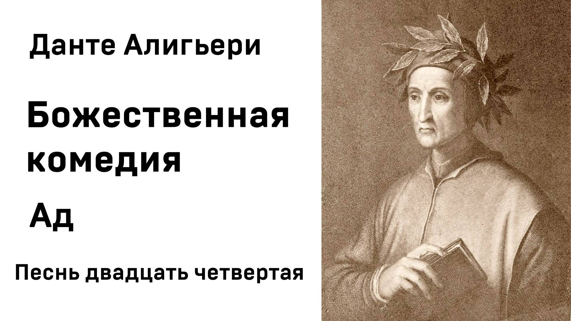Данте Алигьери Божественная комедия Ад Песнь двадцать четвертая Аудиокнига Слушать Онлайн смотреть онлайн