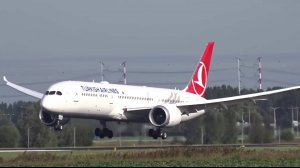 Посадка самолета в аэропорту Схипхол Амстердам Нидерланды | Красивая подборка видео взлет и посадка