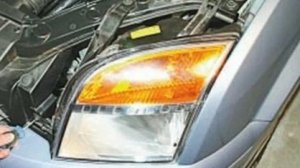 Форд фьюжин, замена лампочки ближнего света.