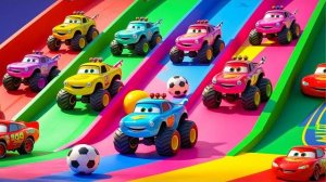 16 Monster Truck против SHARK. Monster Jam Racing