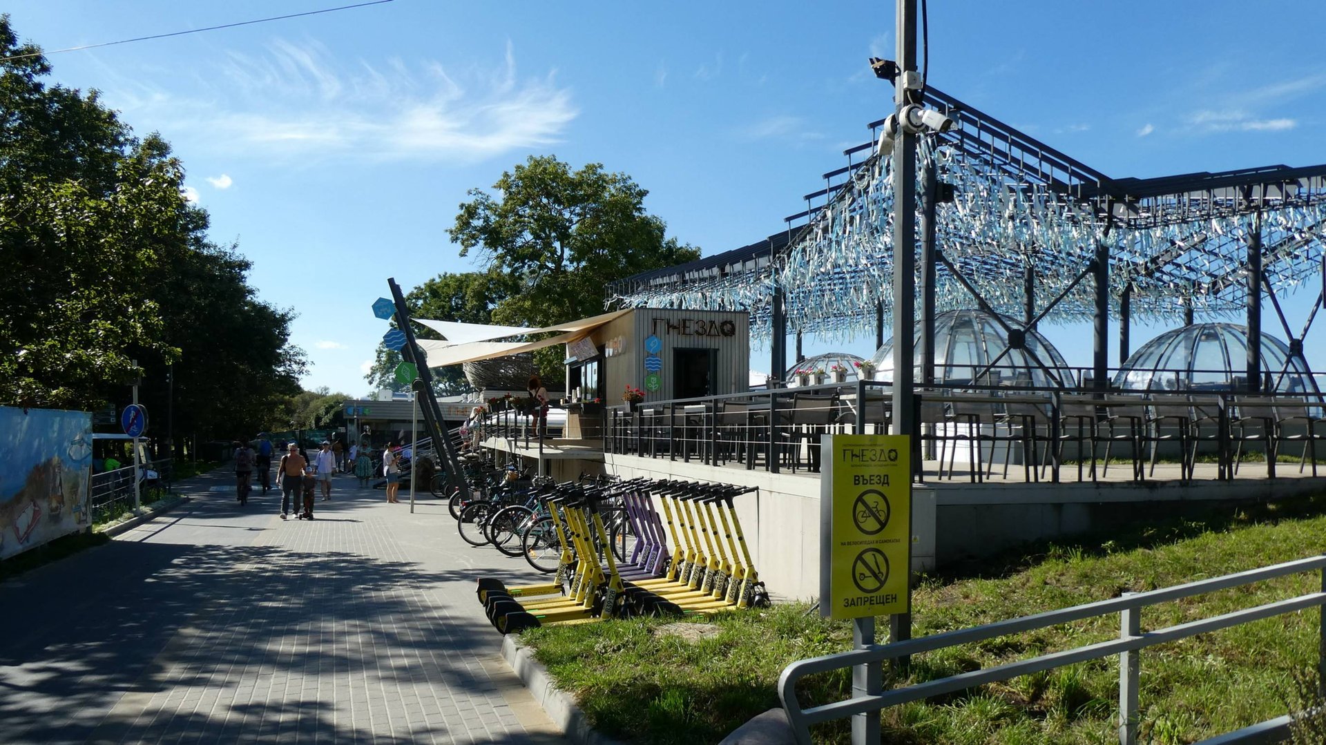 Зеленоградск кафе "Гнездо" на побережье. Прогулка и виды. 04 сентября 2025 г.