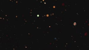 Футаж Конфетти на чёрном фоне