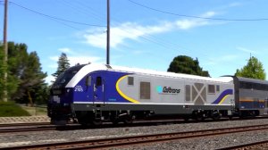 Пассажирский поезд в Америке | Американская железная дорога | Подборка поездов в США