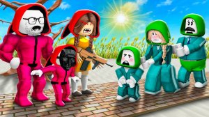 Почему семья Фронтмена Джей Джея арестовывает семью Майки в «Игре в кальмара»? | ROBLOX  Анимация