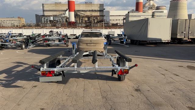 Перевозка двух гидроциклов на прицепе МЗСА. смотреть онлайн