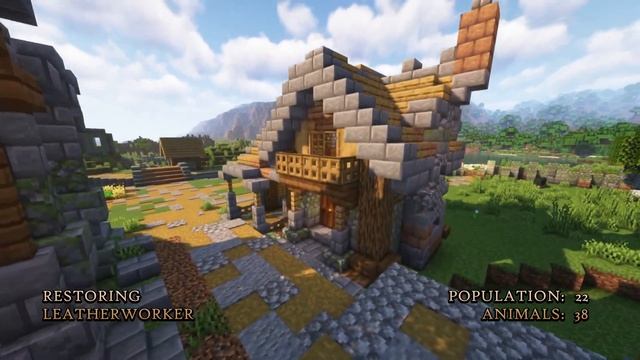 Minecraft timelapse деревня смотреть онлайн