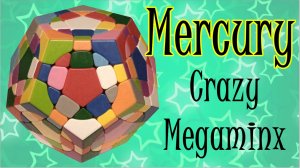 Circular Megaminx Crazy MERCURY, Циркулярный Мегаминкс Крейзи МЕРКУРИЙ сборка, tutorial, sengso, mf8