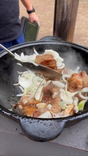 Шашлык в казане