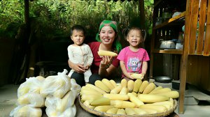 Собираю кукурузу, варю ее и продаю на рынке вместе с дочерью. Жизнь во Вьетнаме