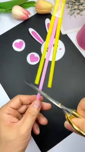 Как сделать поделку зайчика в стакане