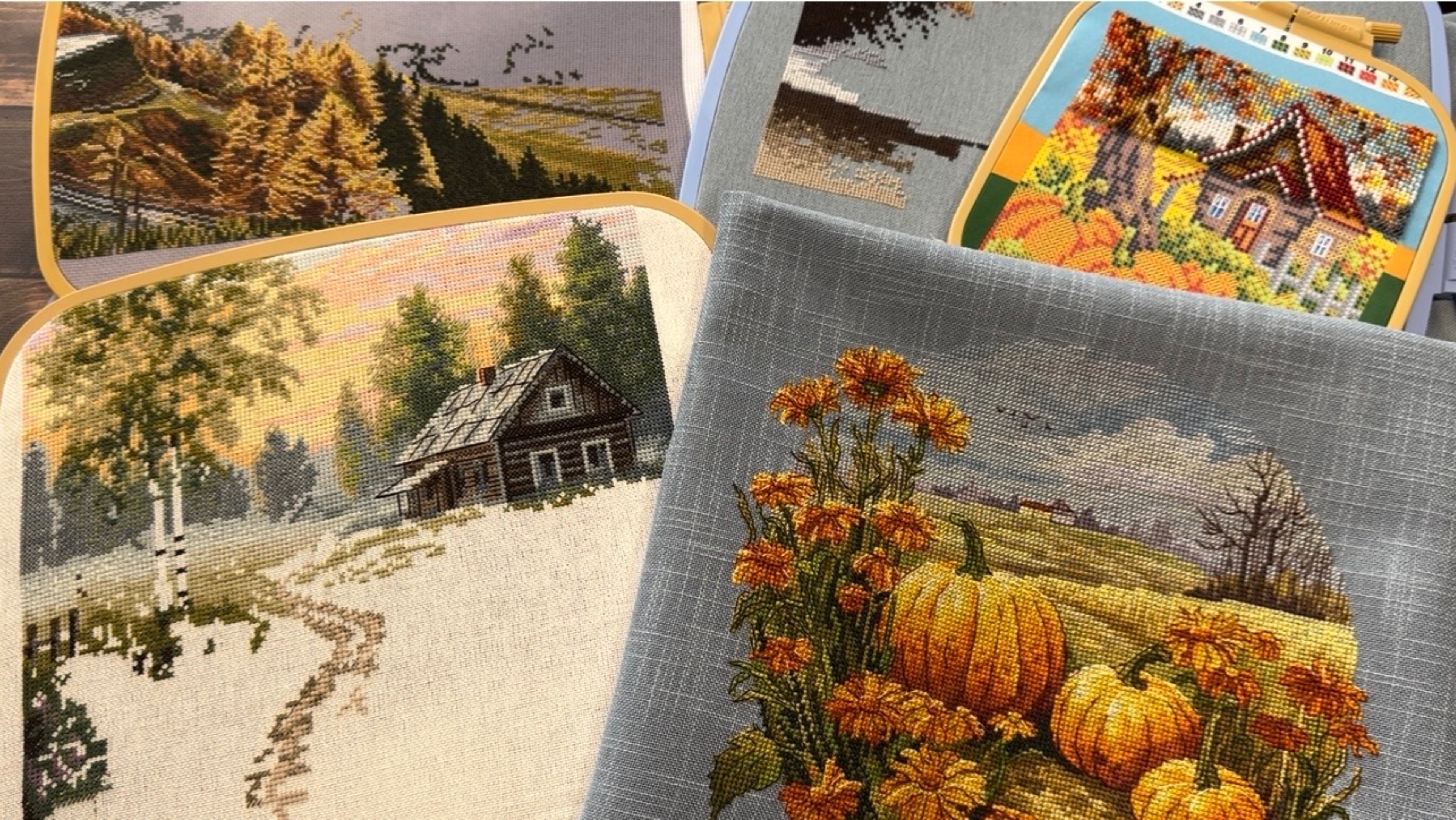 Вышивка крестом/«Королева полей»от Ольги Ланкевич/Процессы. смотреть онлайн