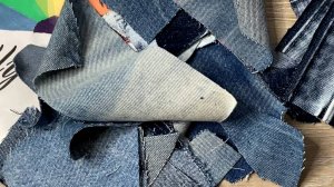 Джинсы старые - фантазии новые DIY мастер класс