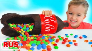 Шоколад & Газировка Челлендж от Влада и Ники!