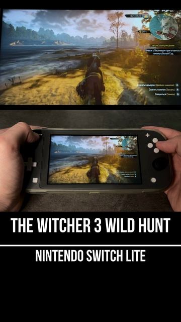 The Witcher 3: Wild Hunt Nintendo Switch Lite Gameplay смотреть онлайн