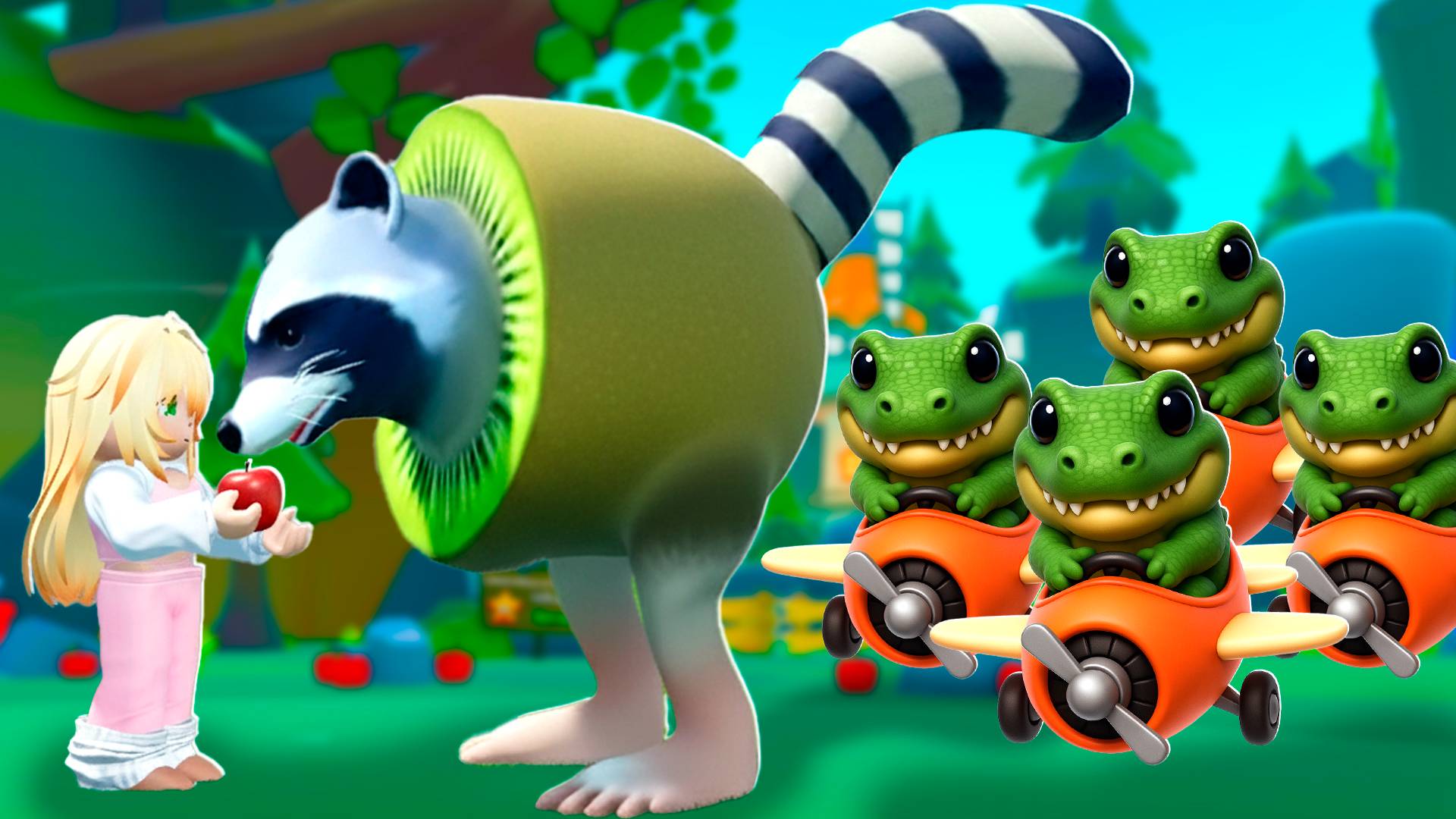 Пипи Киви и Лос Крокодилитос это НОВЫЕ СЕКРЕТКИ в Эволюция Брейнрот / Brainrot Evolution Роблокс ! смотреть онлайн