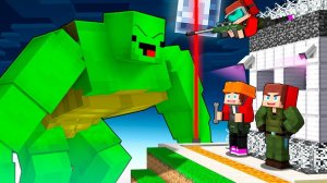 Майки КИНГКОНГ ПРОТИВ Дома охраны - Майнкрафт анимация