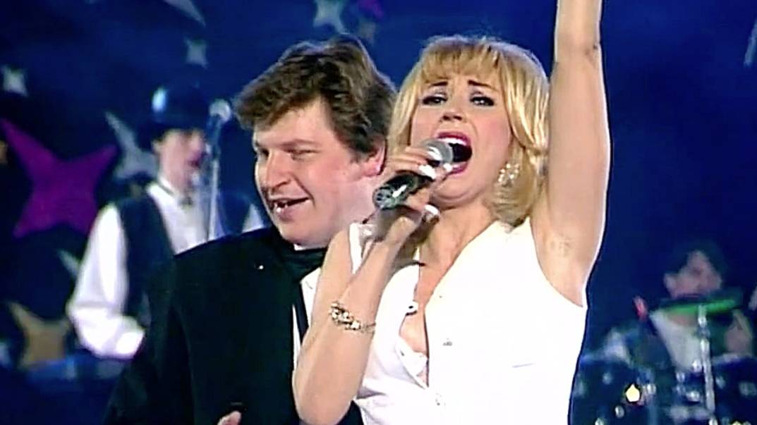 Матч-реванш- НАШЕ ВРЕМЯ vs МАША РАСПУТИНА с песней Я РОДИЛАСЬ В СИБИРЕ :1997: смотреть онлайн