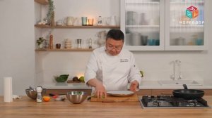 Жареная лакедра с зелёным салатом — Как вкусно пожарить рыбу? рецепт приготовления от Сергея Лигая