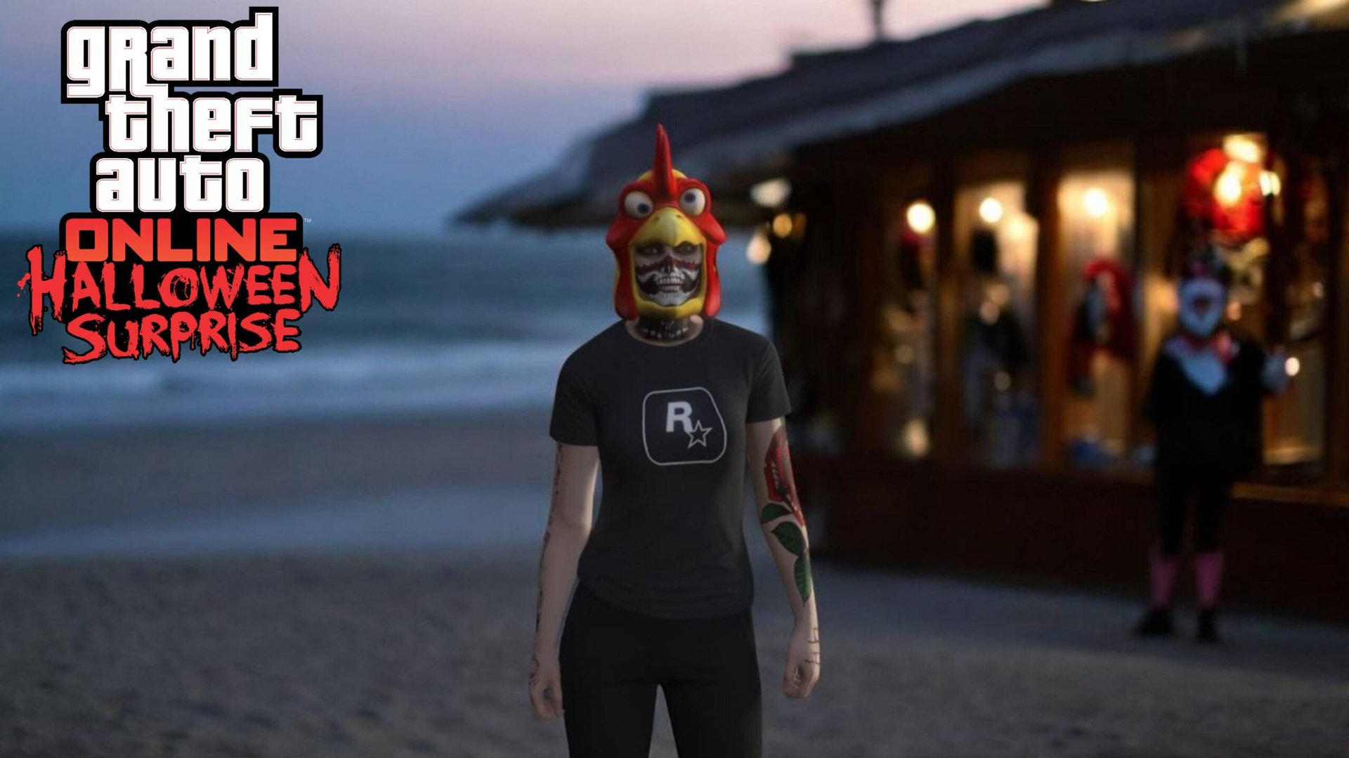 Забераем бесплатные маски на Хэллуйин в GTA Online смотреть онлайн